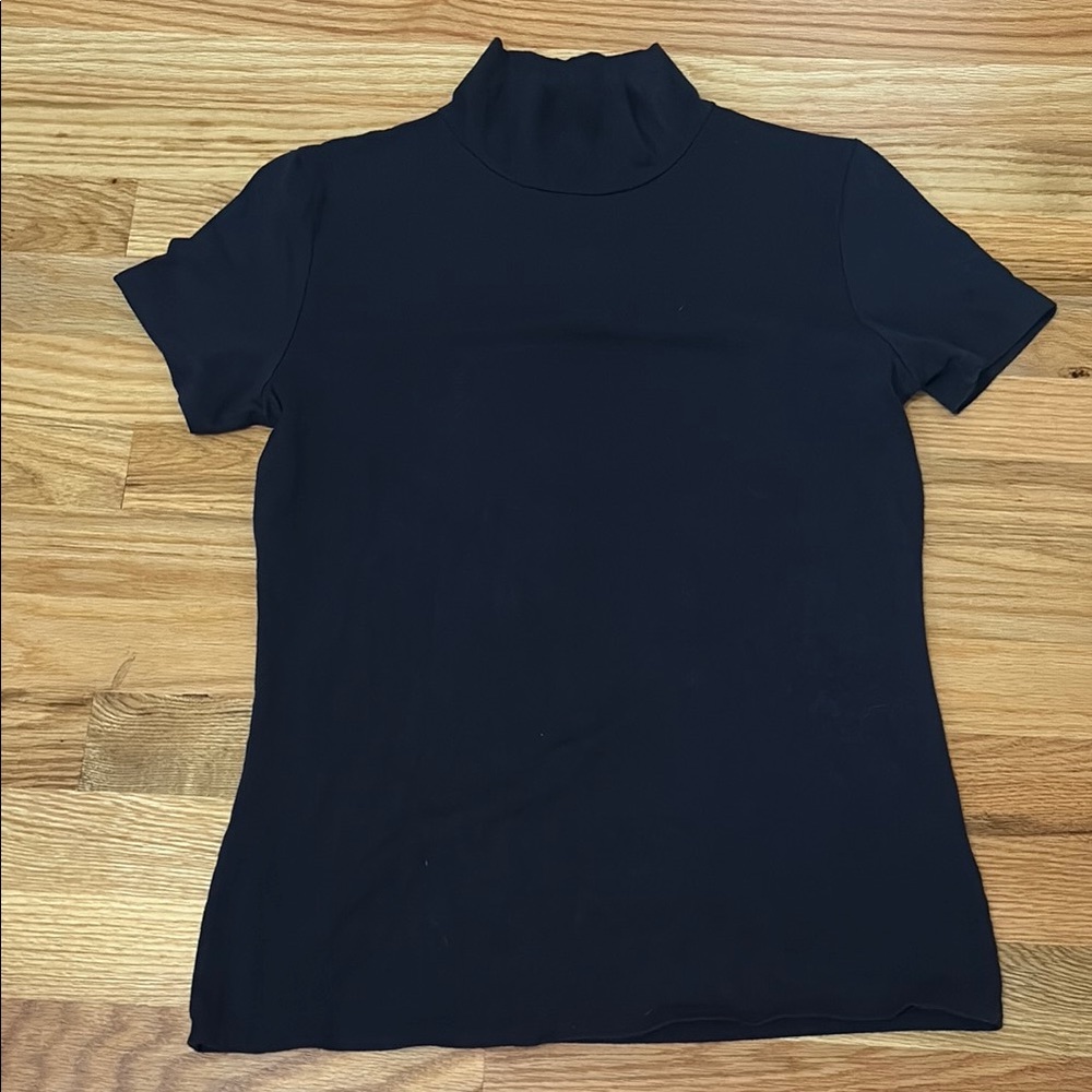 Philosophy Navy Blue Turtleneck Tee